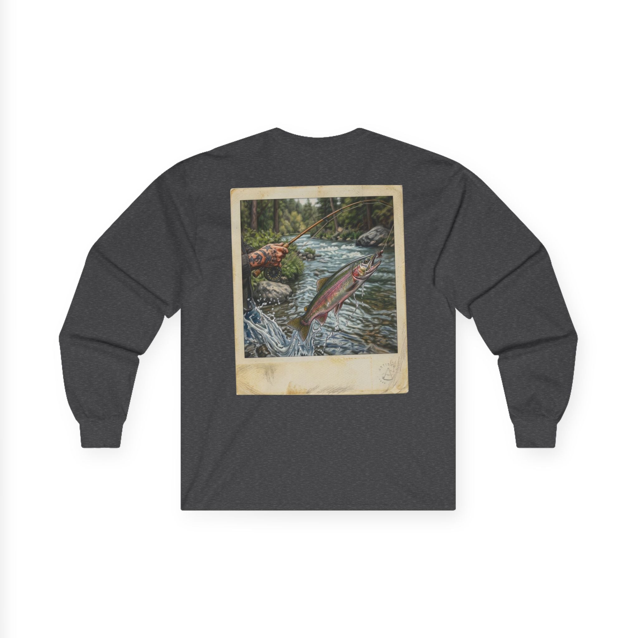 Fishing Polaroid Long Sleeve Tee