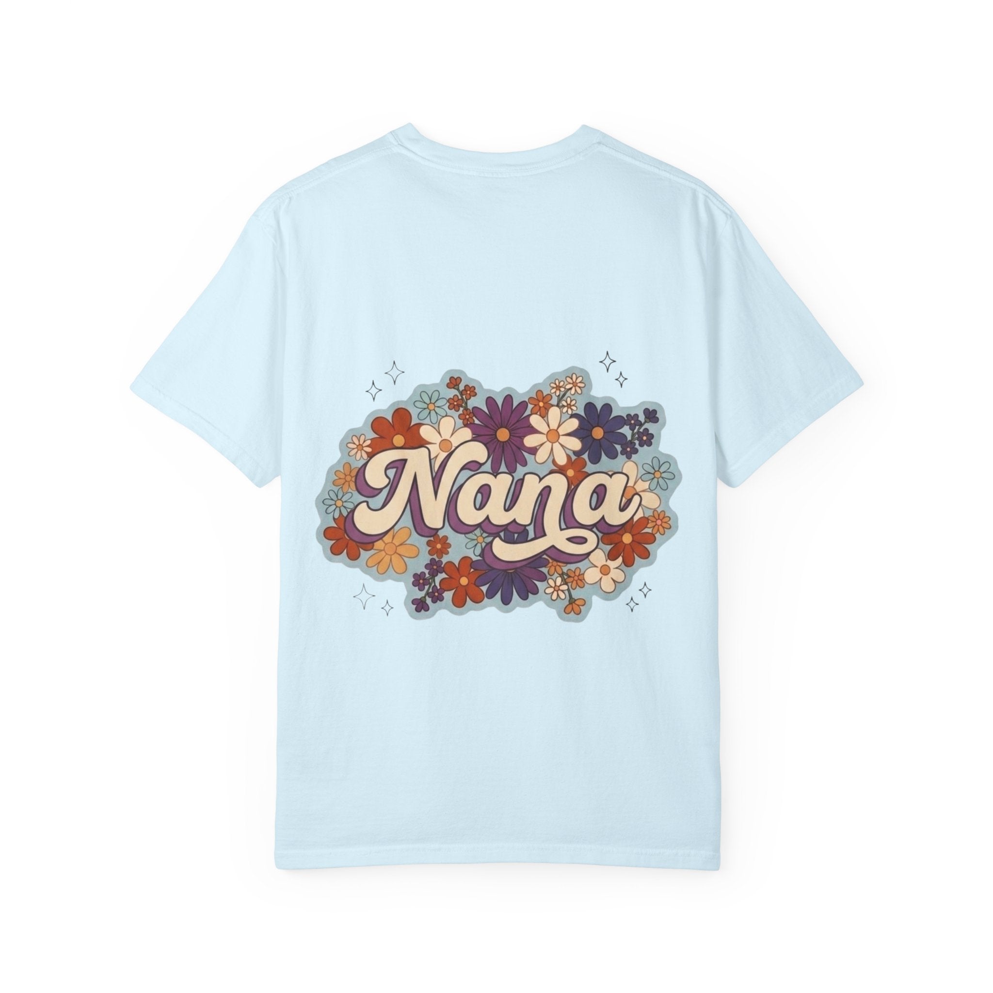 Nana Floral Retro T-Shirt — Vintage Flower Grandma Gift