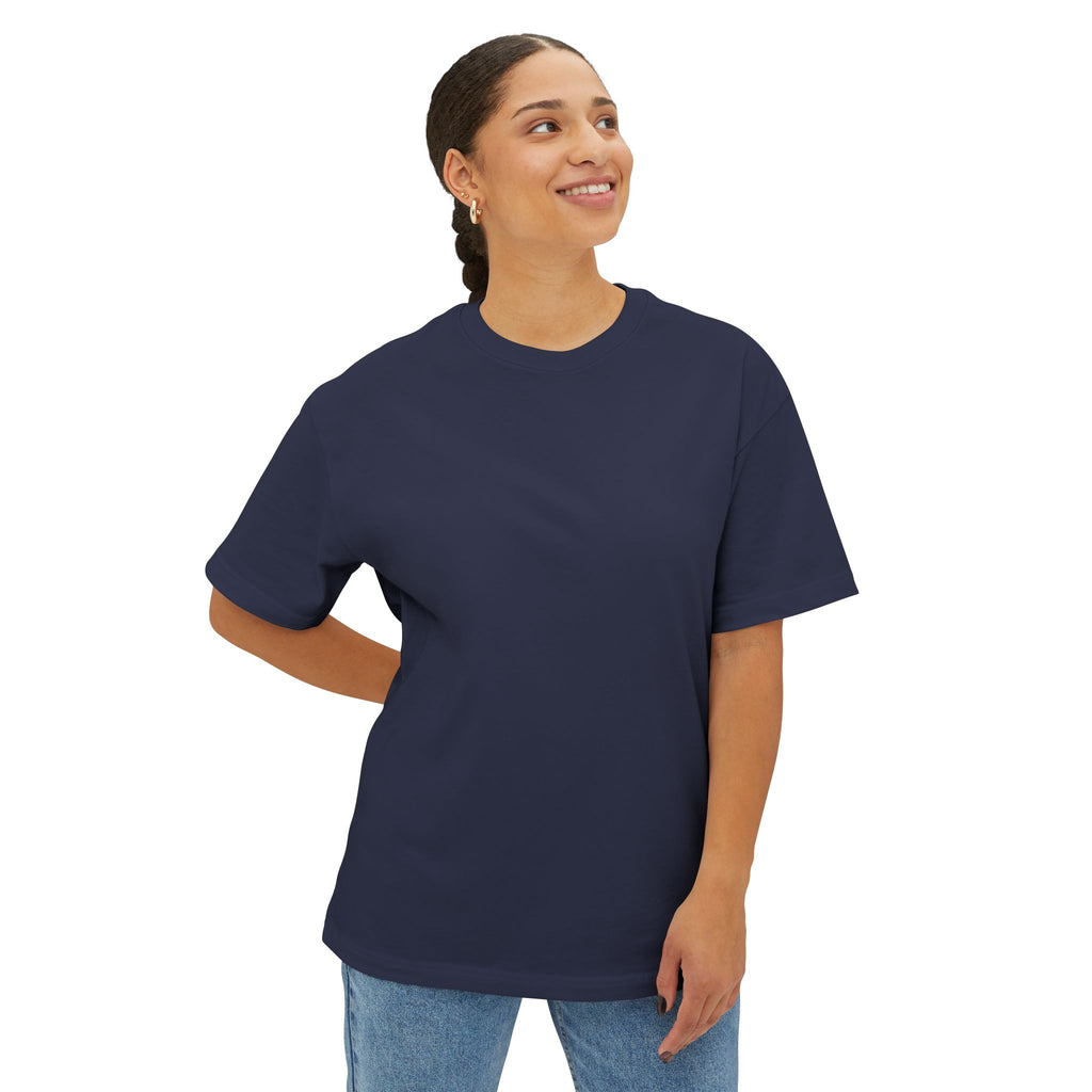 Fishing Polaroid Oversized Tee — Vintage Trout Back Print