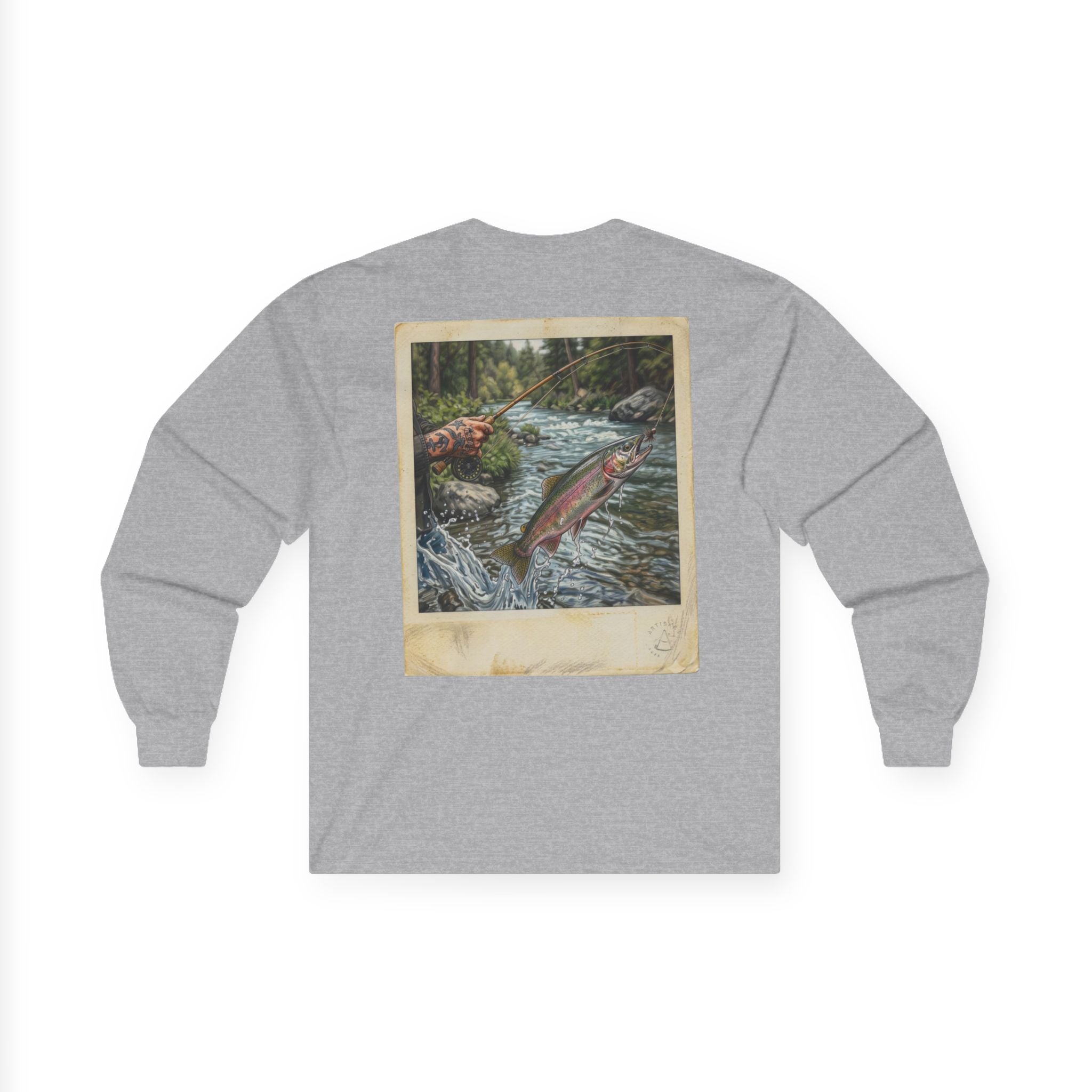 Fishing Polaroid Long Sleeve Tee