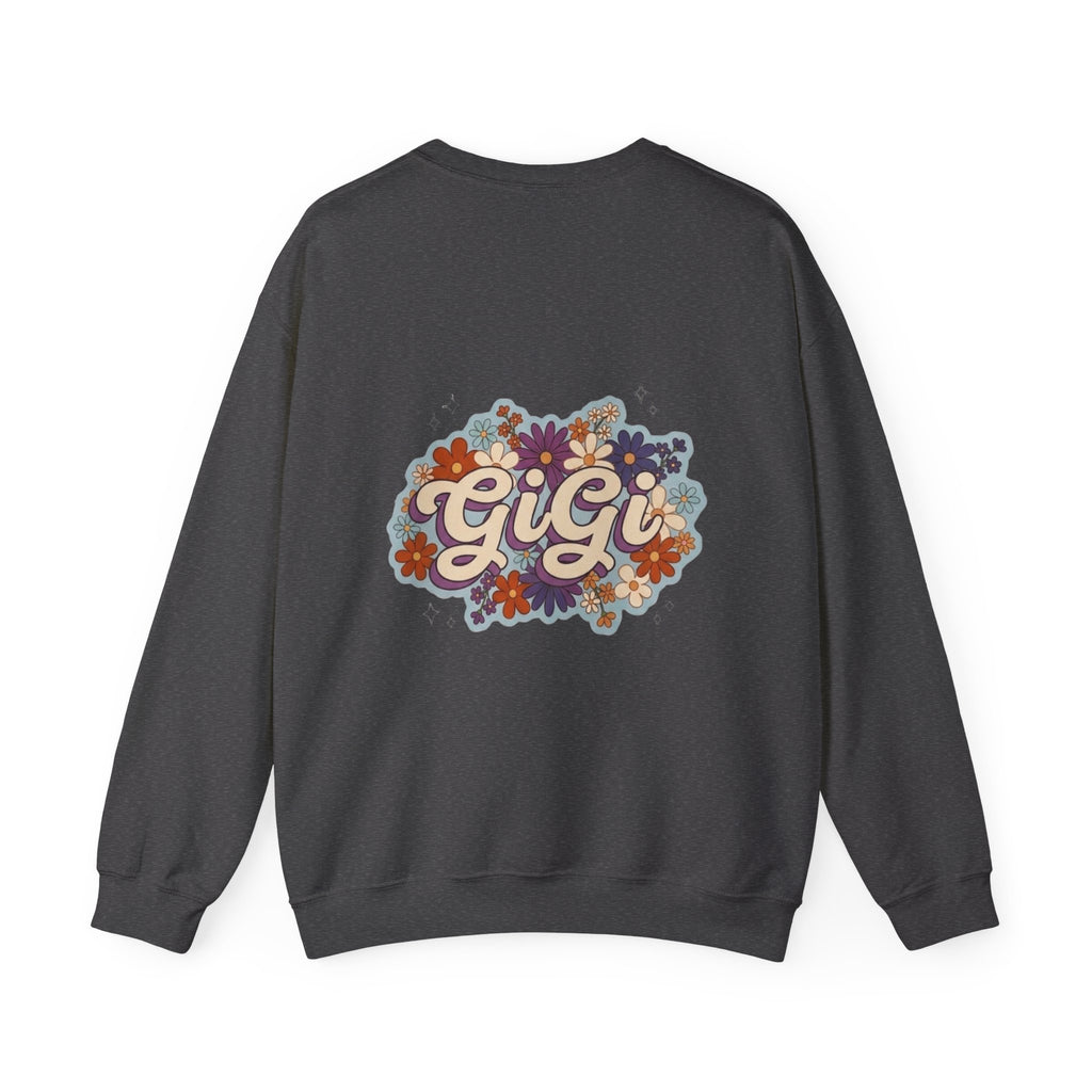 Gigi Floral Crewneck Sweatshirt — Vintage Flower Graphic Sweatshirt