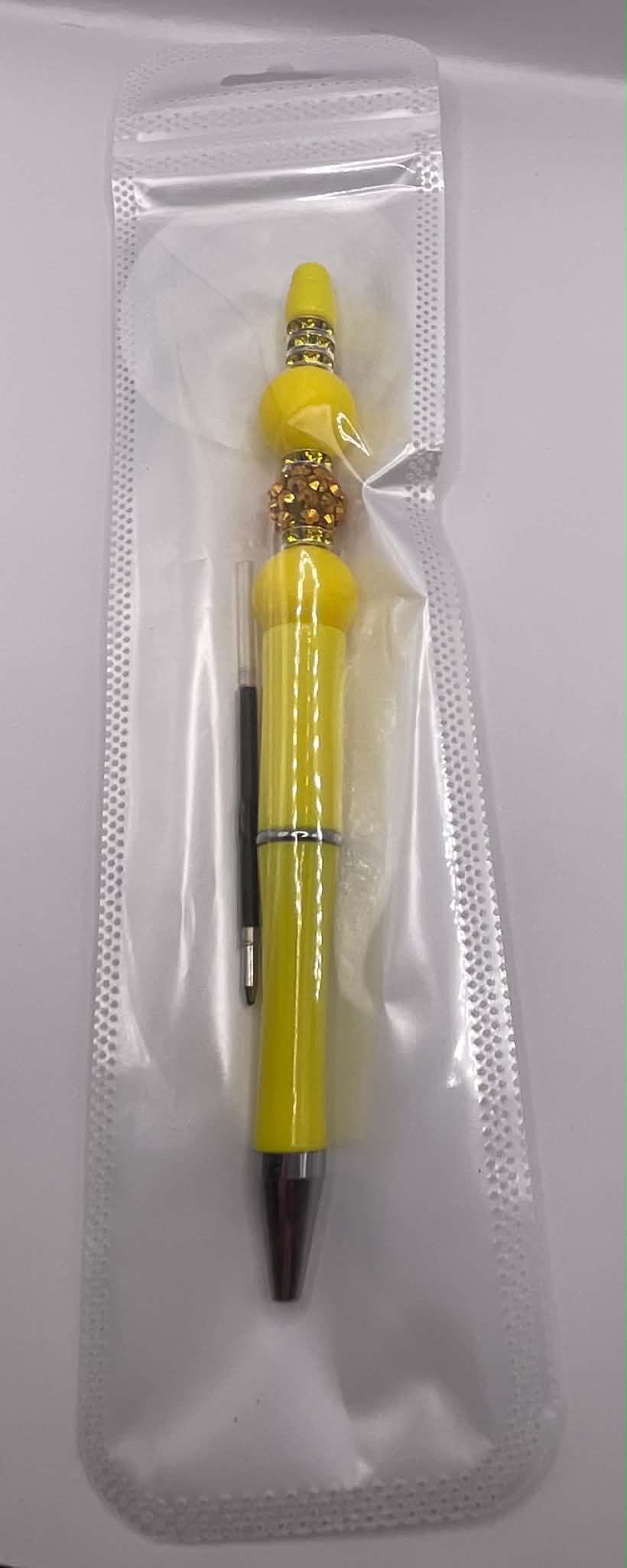 Yellow Bead Pen