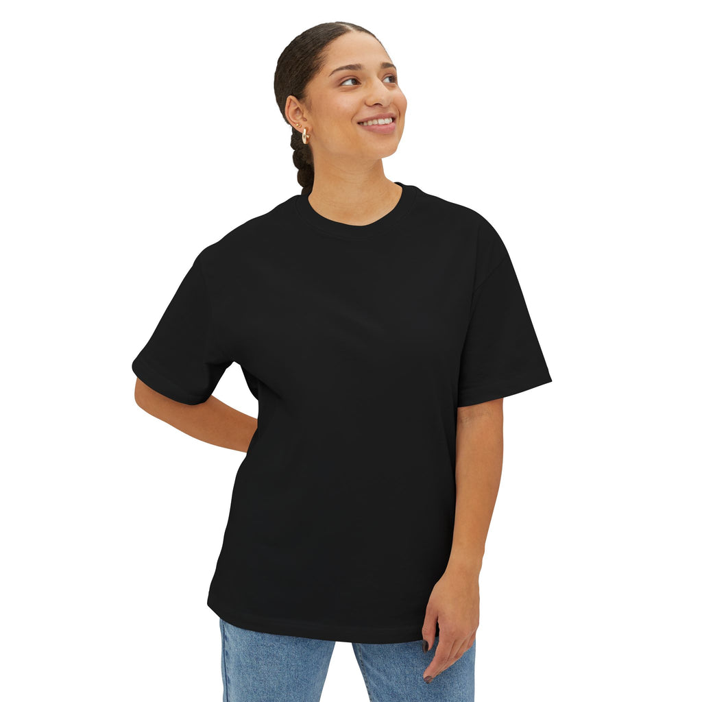 Fishing Polaroid Oversized Tee — Vintage Trout Back Print