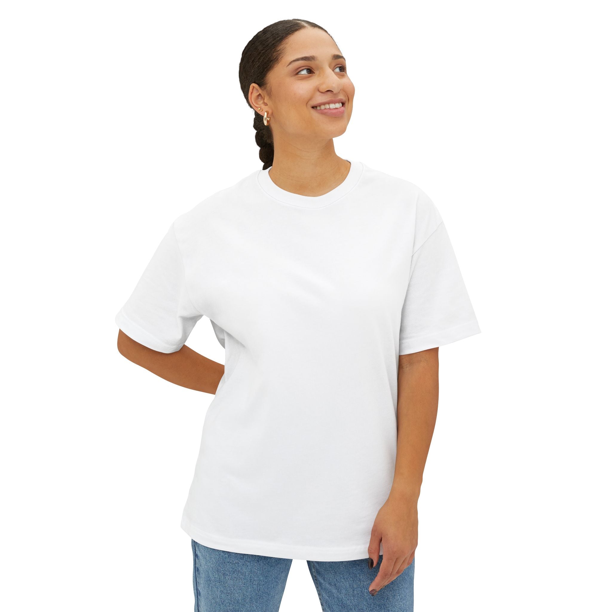 Fishing Polaroid Oversized Tee — Vintage Trout Back Print
