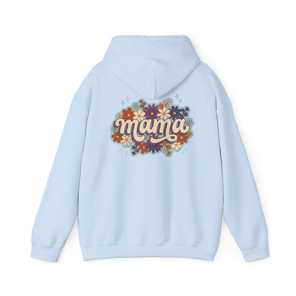 Mama Floral Hoodie — Retro Flower Mom Sweatshirt (Mother's Day Gift)