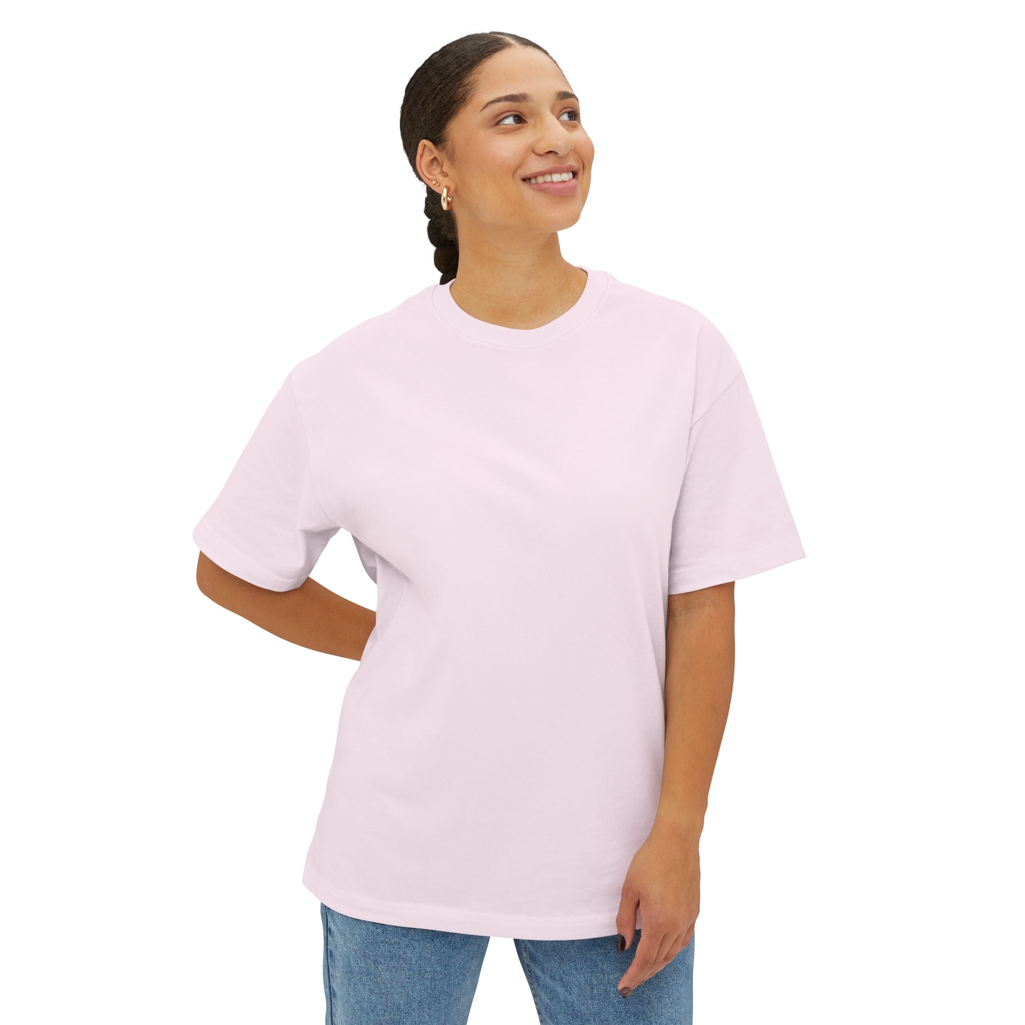 Fishing Polaroid Oversized Tee — Vintage Trout Back Print