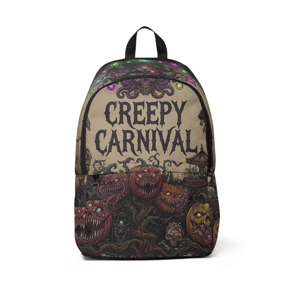 Creepy Carnival Backpack — Horror-Themed Halloween Backpack