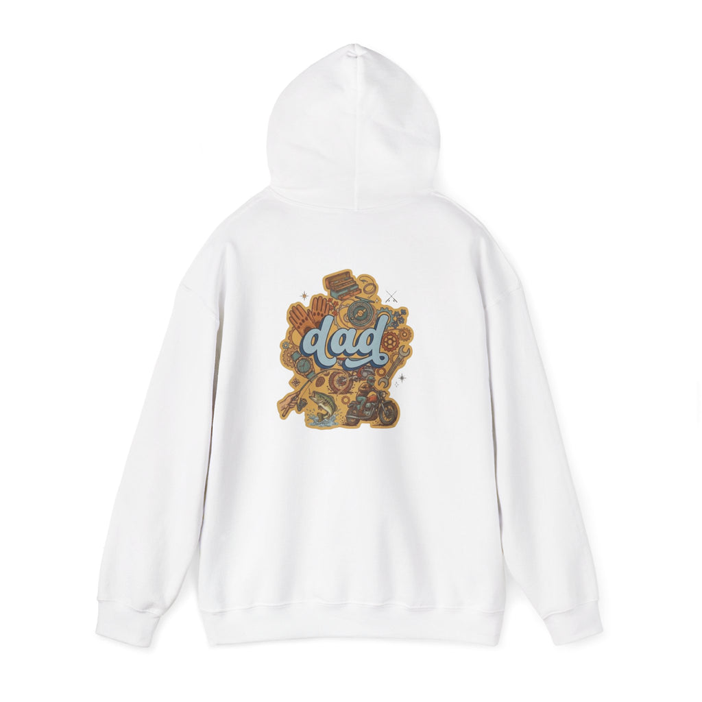 Dad Gear Hoodie — Vintage "dad" Graphic Pullover