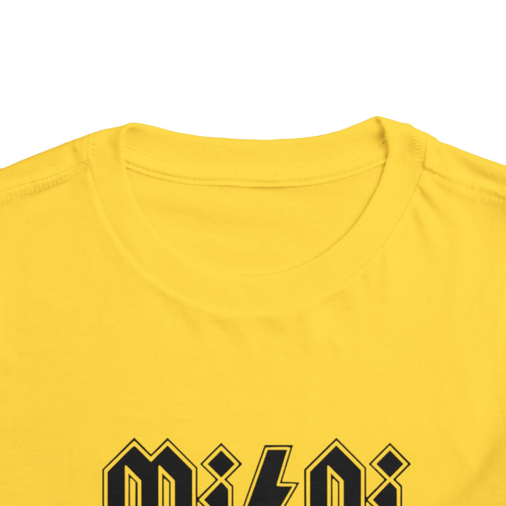 Mini Lightning Toddler Tee — Gothic Rock-Inspired 'Mini' Graphic Shirt