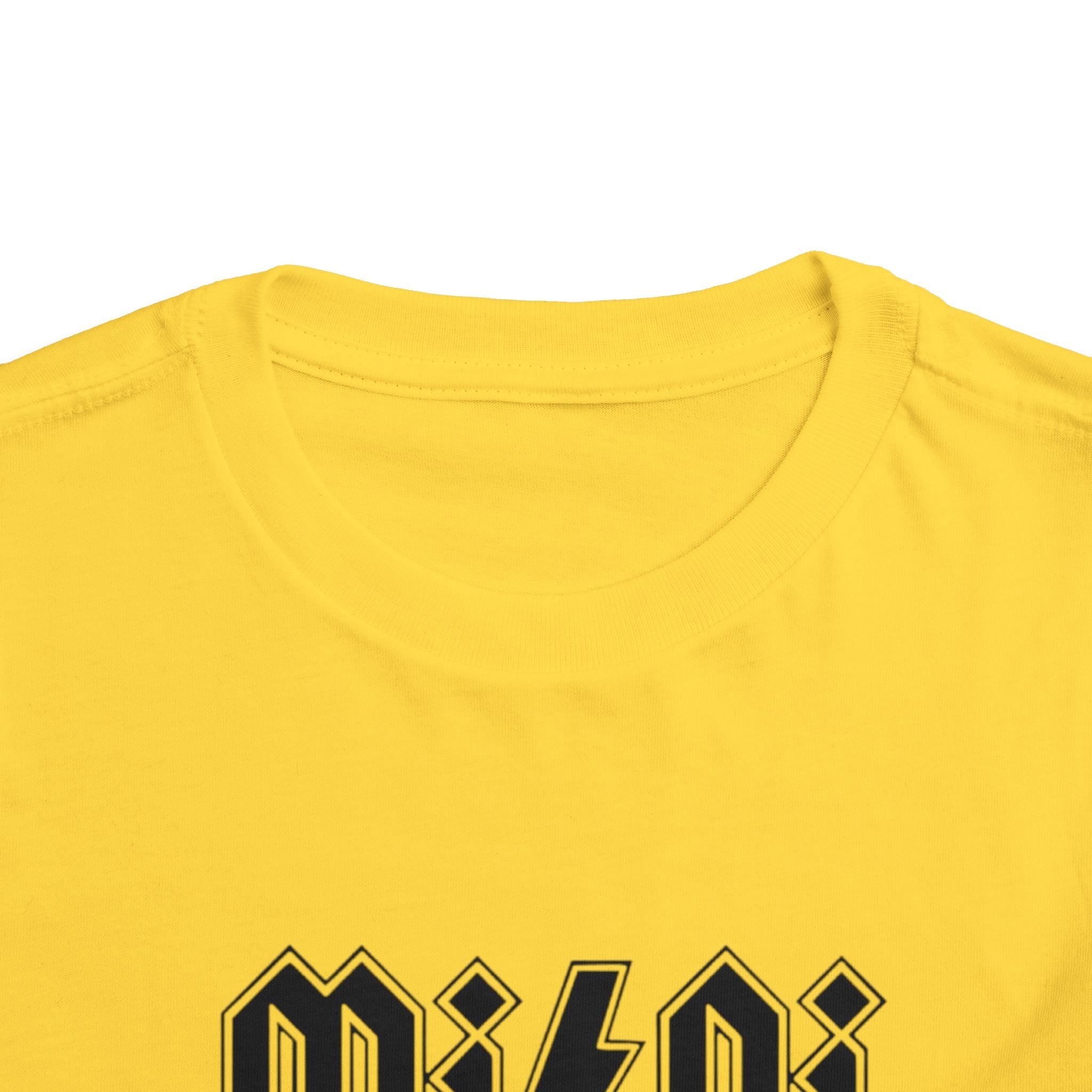 Mini Lightning Toddler Tee — Gothic Rock-Inspired 'Mini' Graphic Shirt