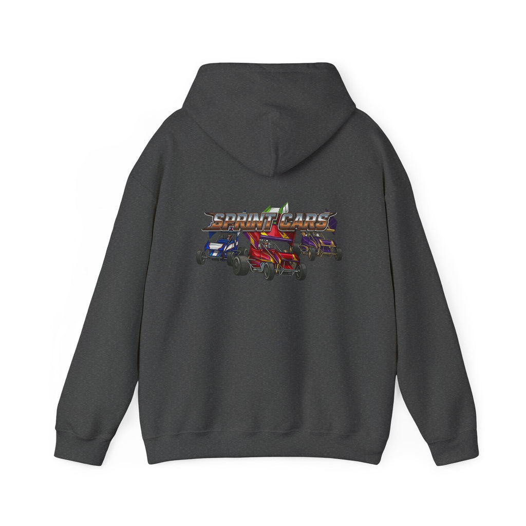 Sprint Car Racing Hoodie — Sprint Kings Graphic Hooded Sweatshirt