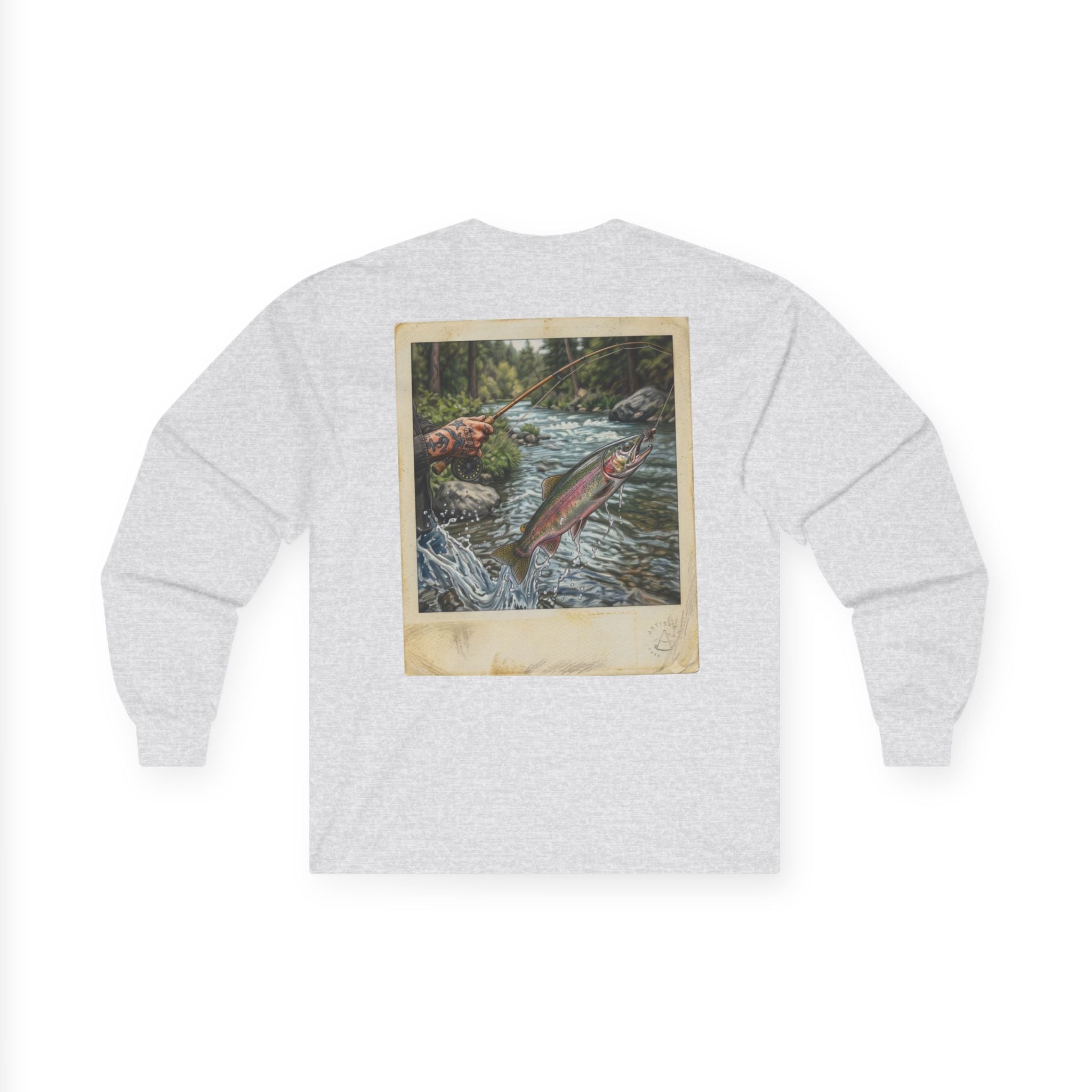 Fishing Polaroid Long Sleeve Tee