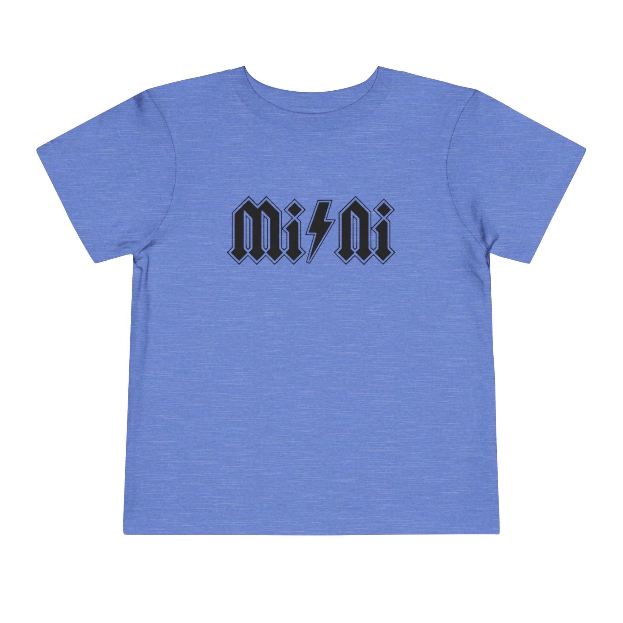 Mini Lightning Toddler Tee — Gothic Rock-Inspired 'Mini' Graphic Shirt