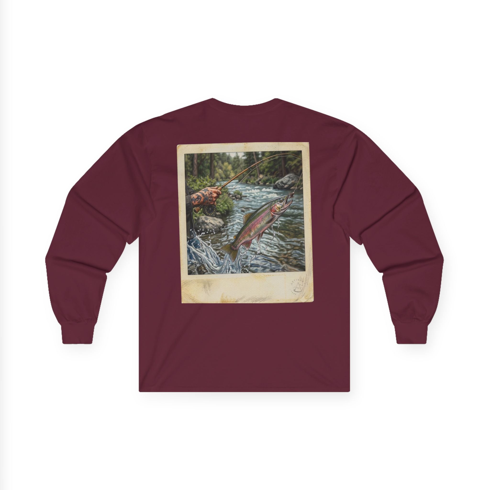 Fishing Polaroid Long Sleeve Tee