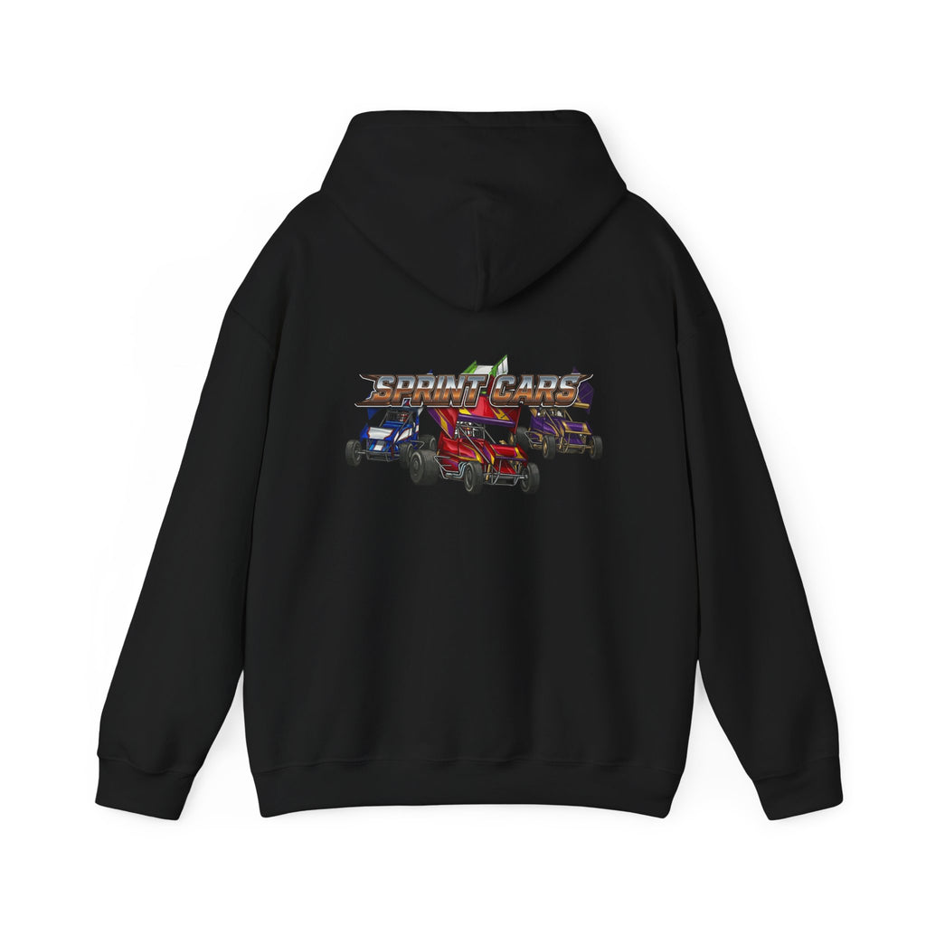 Sprint Car Racing Hoodie — Sprint Kings Graphic Hooded Sweatshirt