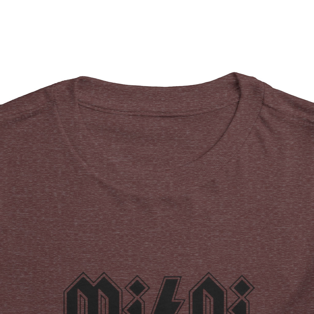 Mini Lightning Toddler Tee — Gothic Rock-Inspired 'Mini' Graphic Shirt