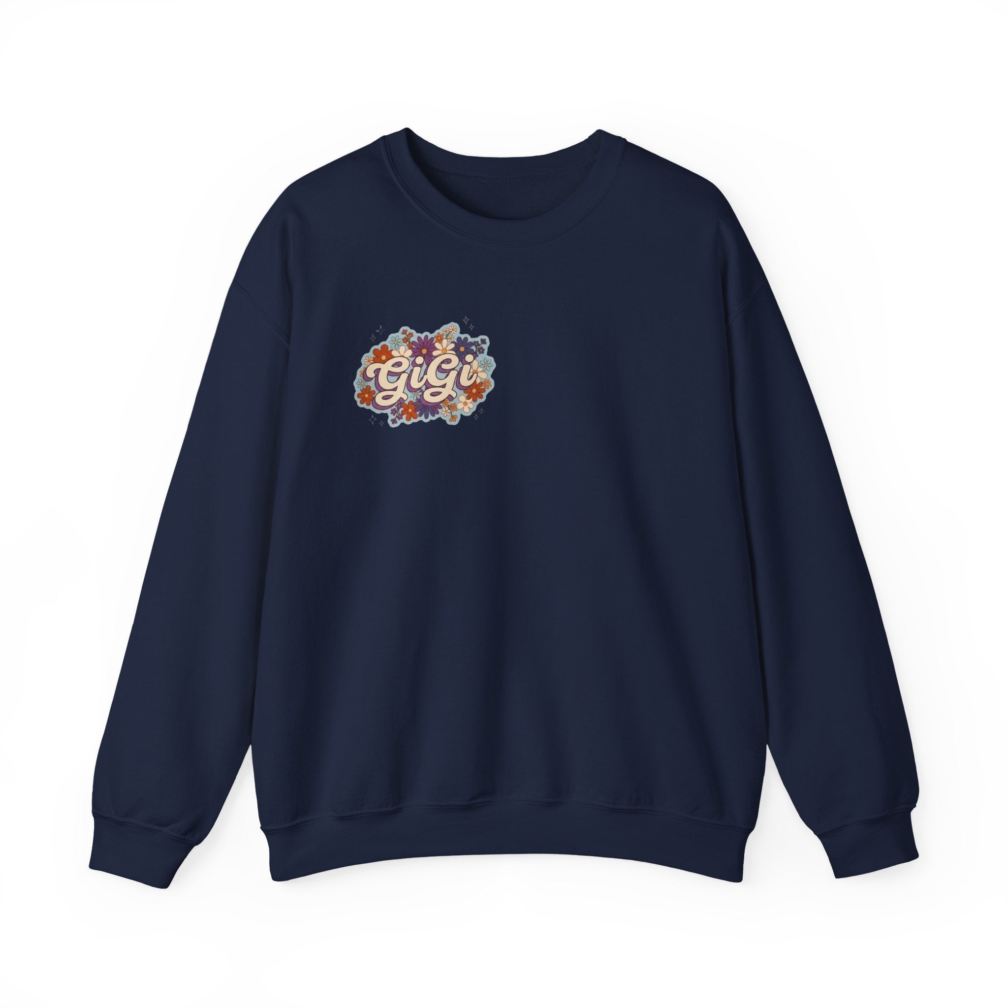 Gigi Floral Crewneck Sweatshirt — Vintage Flower Graphic Sweatshirt
