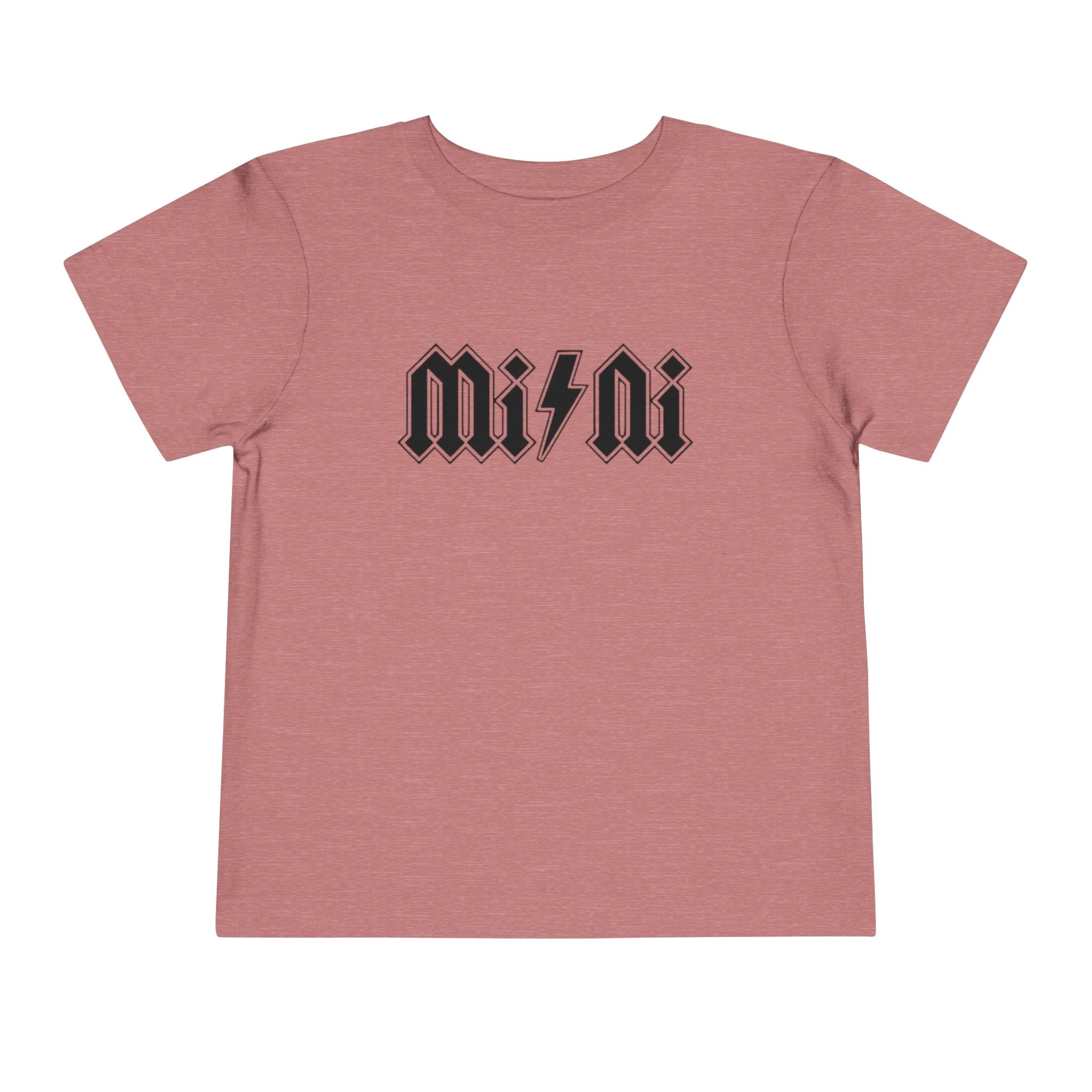 Mini Lightning Toddler Tee — Gothic Rock-Inspired 'Mini' Graphic Shirt