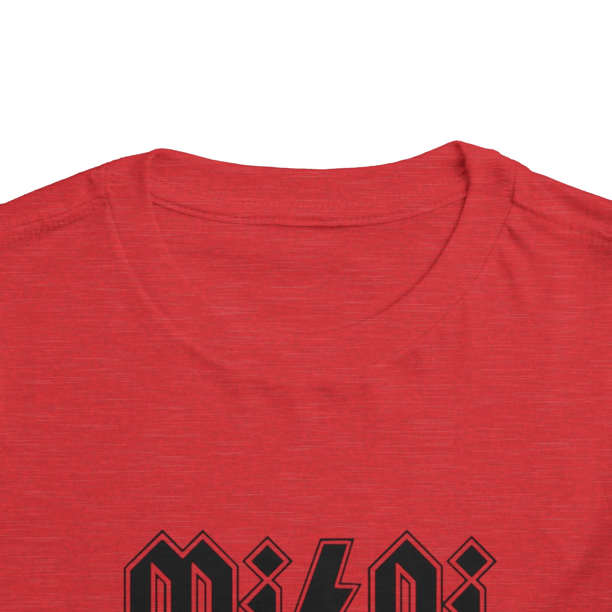 Mini Lightning Toddler Tee — Gothic Rock-Inspired 'Mini' Graphic Shirt