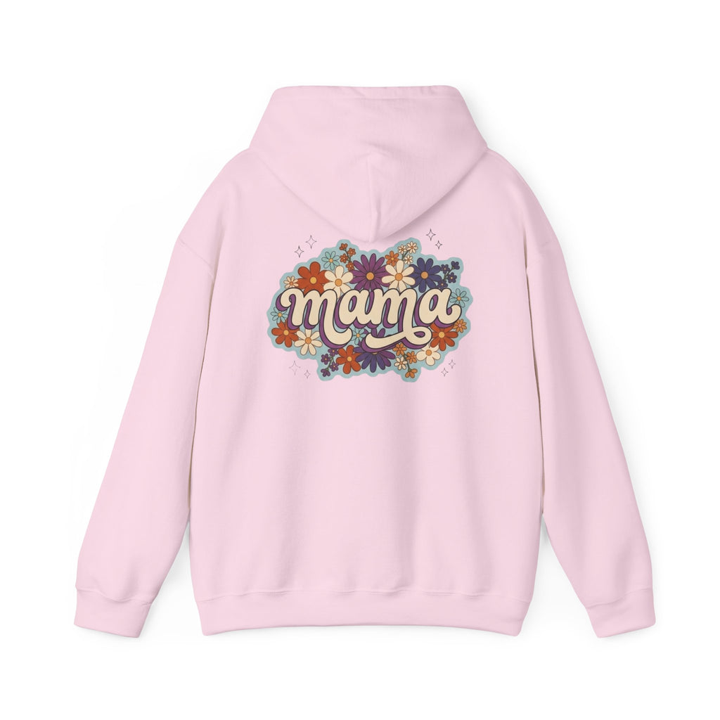 Mama Floral Hoodie — Retro Flower Mom Sweatshirt (Mother's Day Gift)