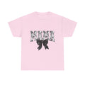 Mama Floral Bow T-Shirt — Floral 'MAMA' Graphic Tee for Moms