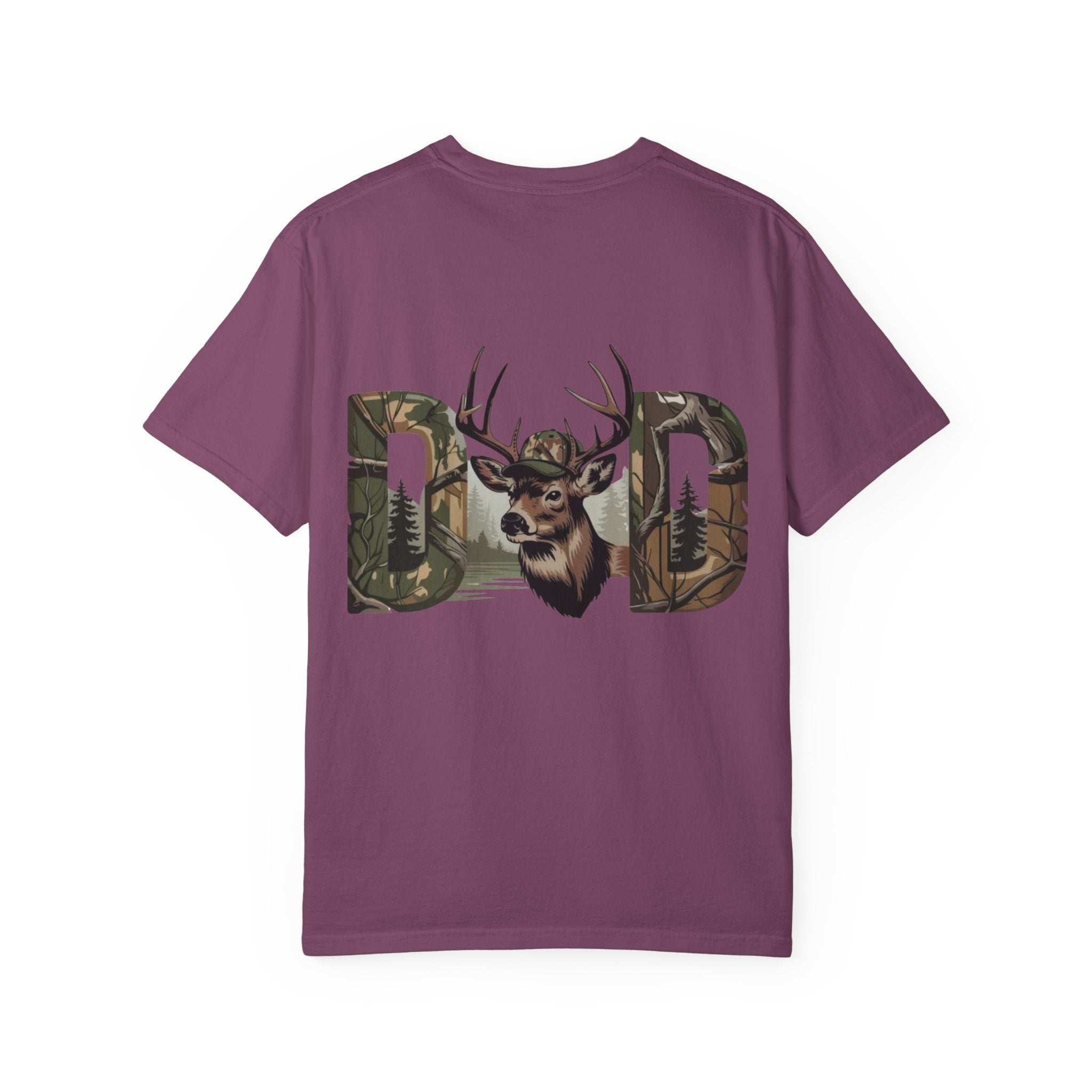 Dad Deer Graphic T-Shirt — Hunting Nature Logo Tee