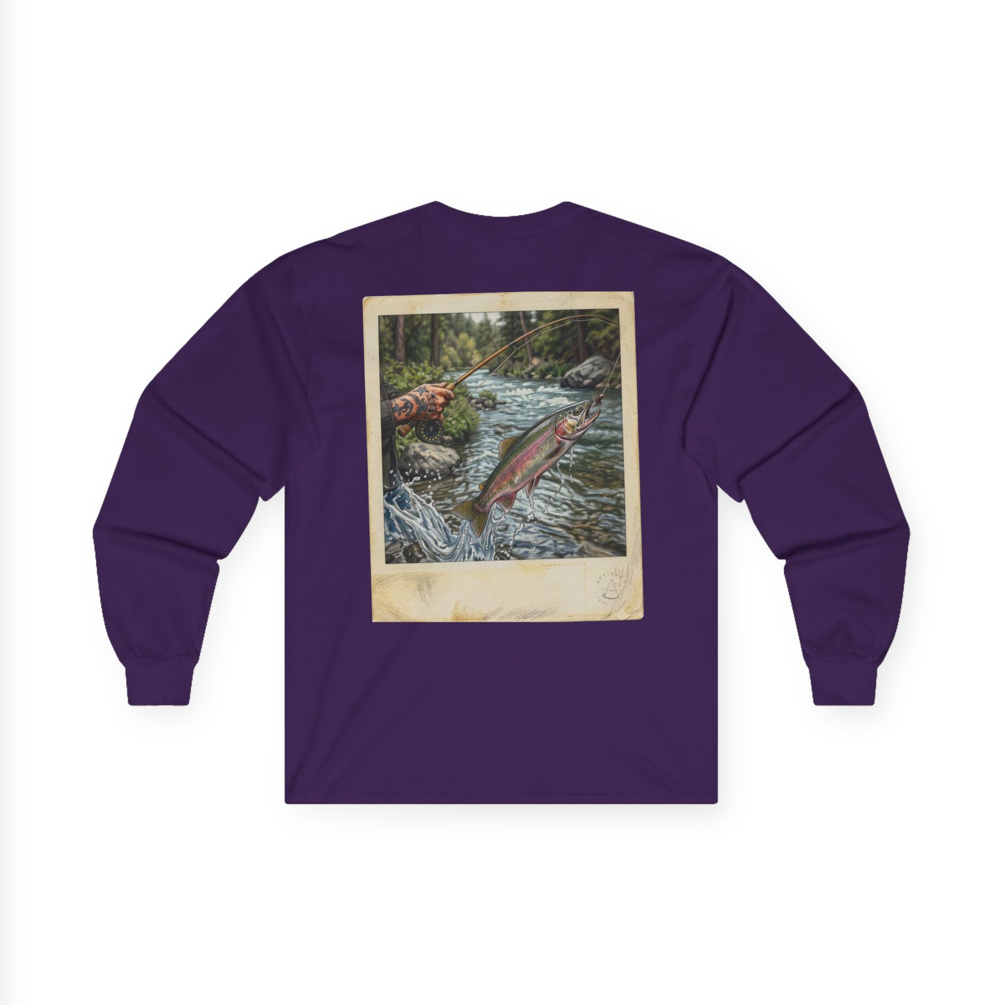 Fishing Polaroid Long Sleeve Tee