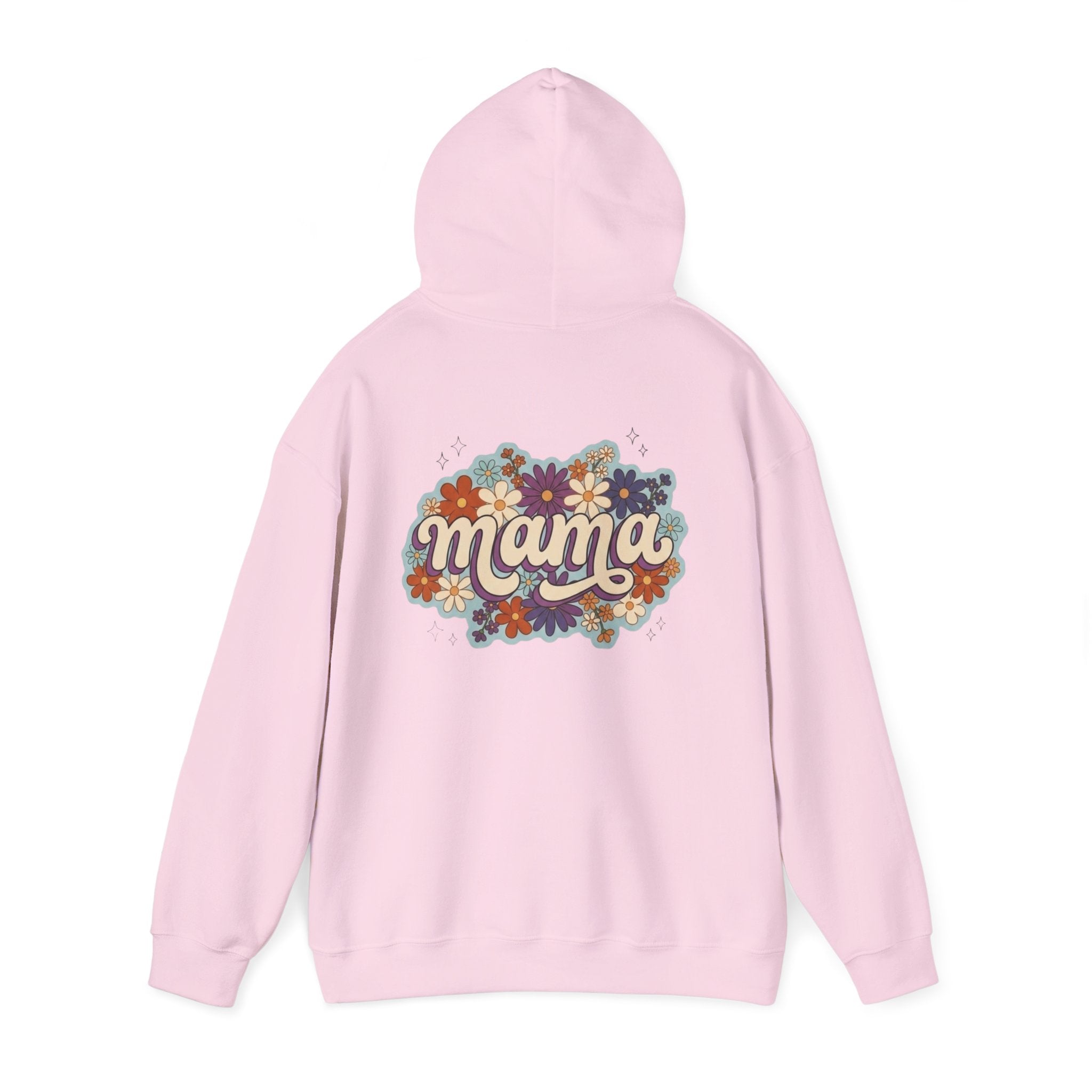 Mama Floral Hoodie — Retro Flower Mom Sweatshirt (Mother's Day Gift)