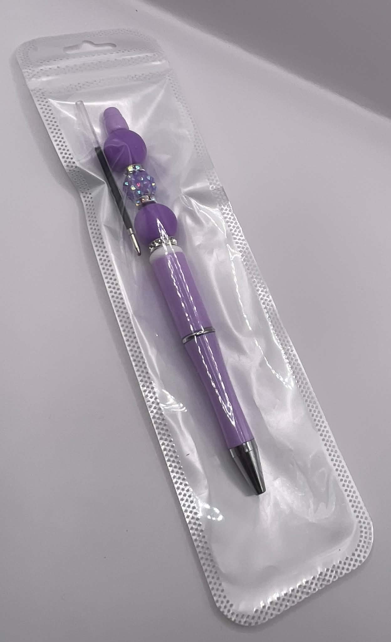 Purple Bead Pen