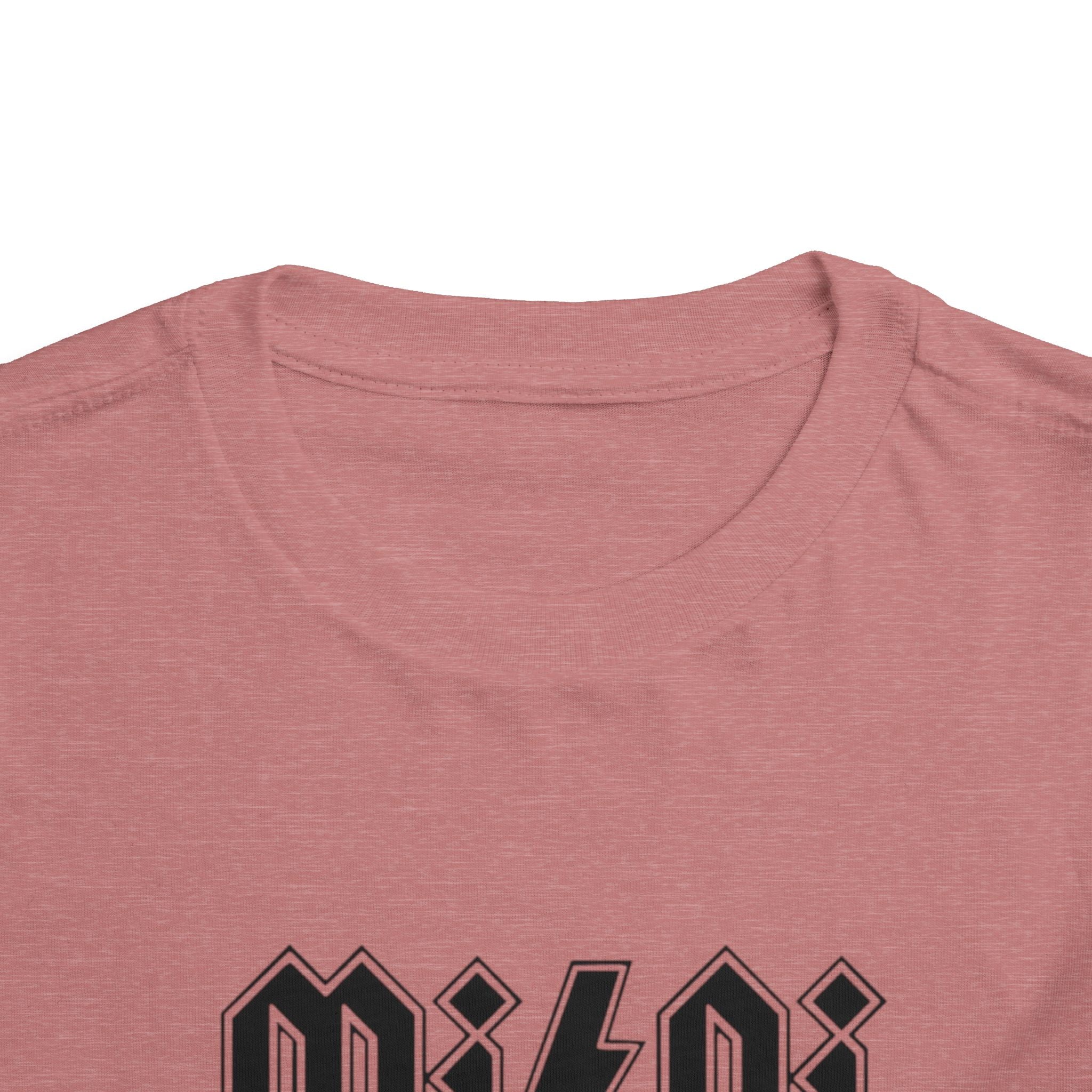 Mini Lightning Toddler Tee — Gothic Rock-Inspired 'Mini' Graphic Shirt