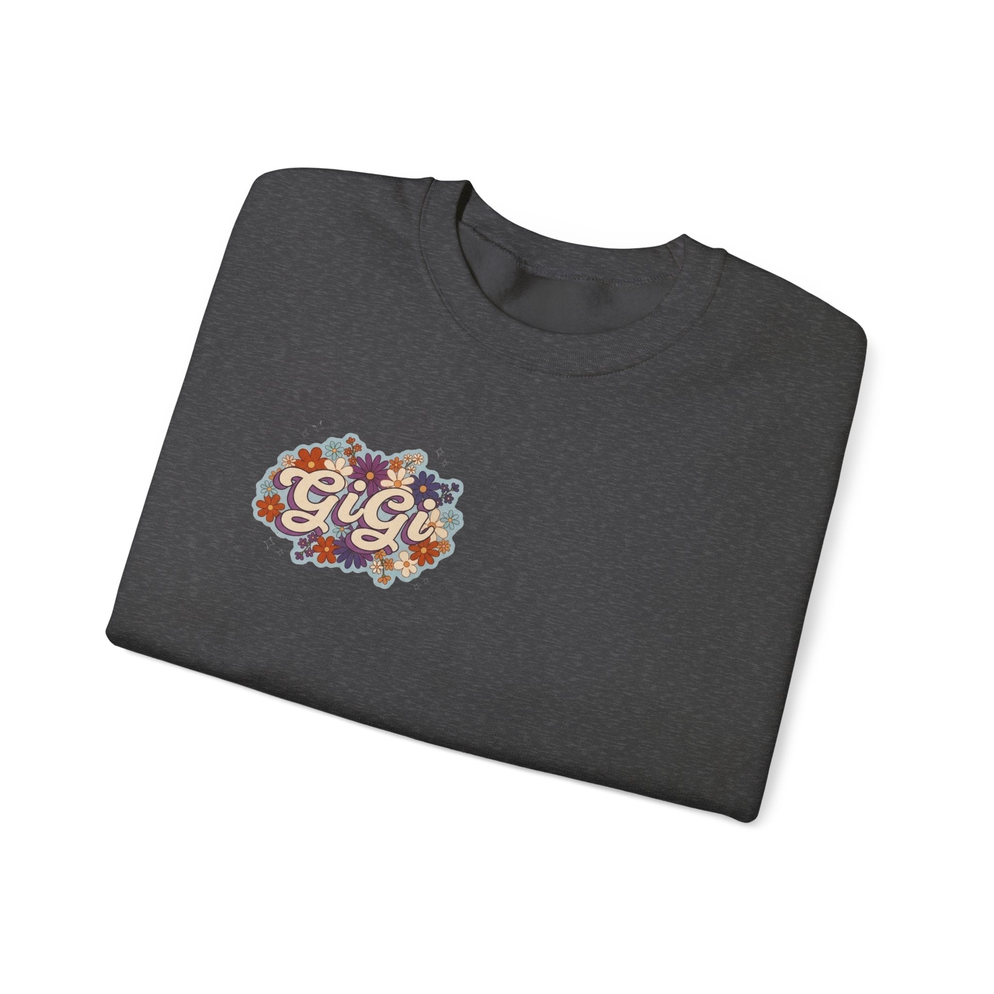 Gigi Floral Crewneck Sweatshirt — Vintage Flower Graphic Sweatshirt