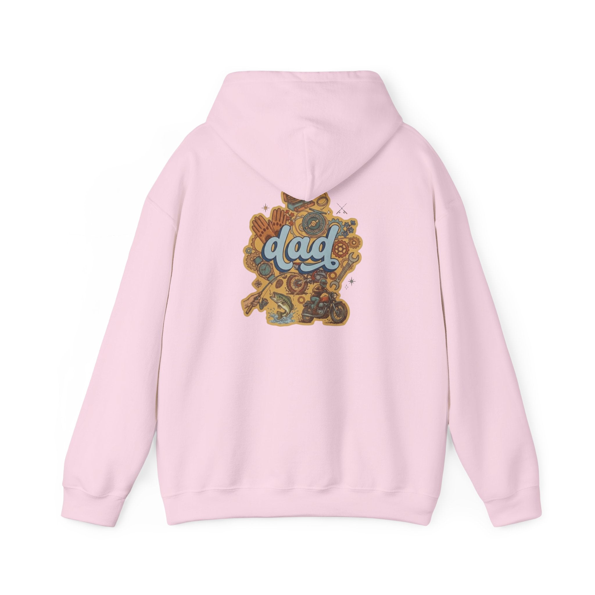 Dad Gear Hoodie — Vintage "dad" Graphic Pullover