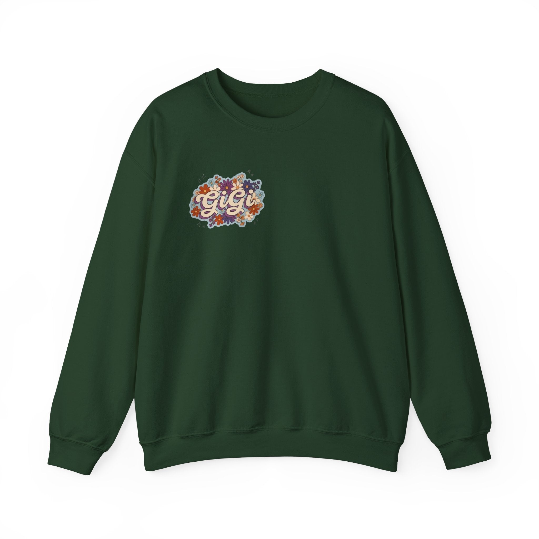 Gigi Floral Crewneck Sweatshirt — Vintage Flower Graphic Sweatshirt
