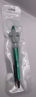 Grey Cross Bead Pen