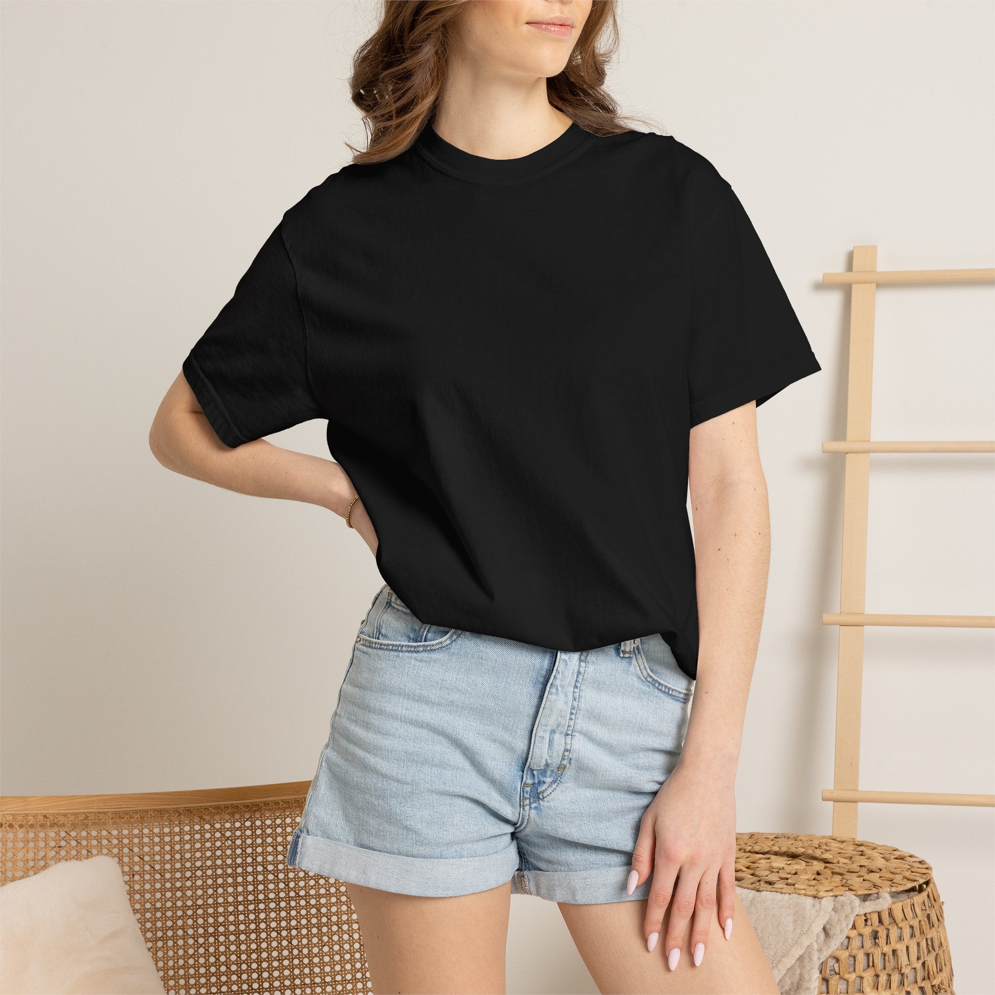 Tattoo Flash Graphic T‑Shirt — Retro Sticker Collage Back Print