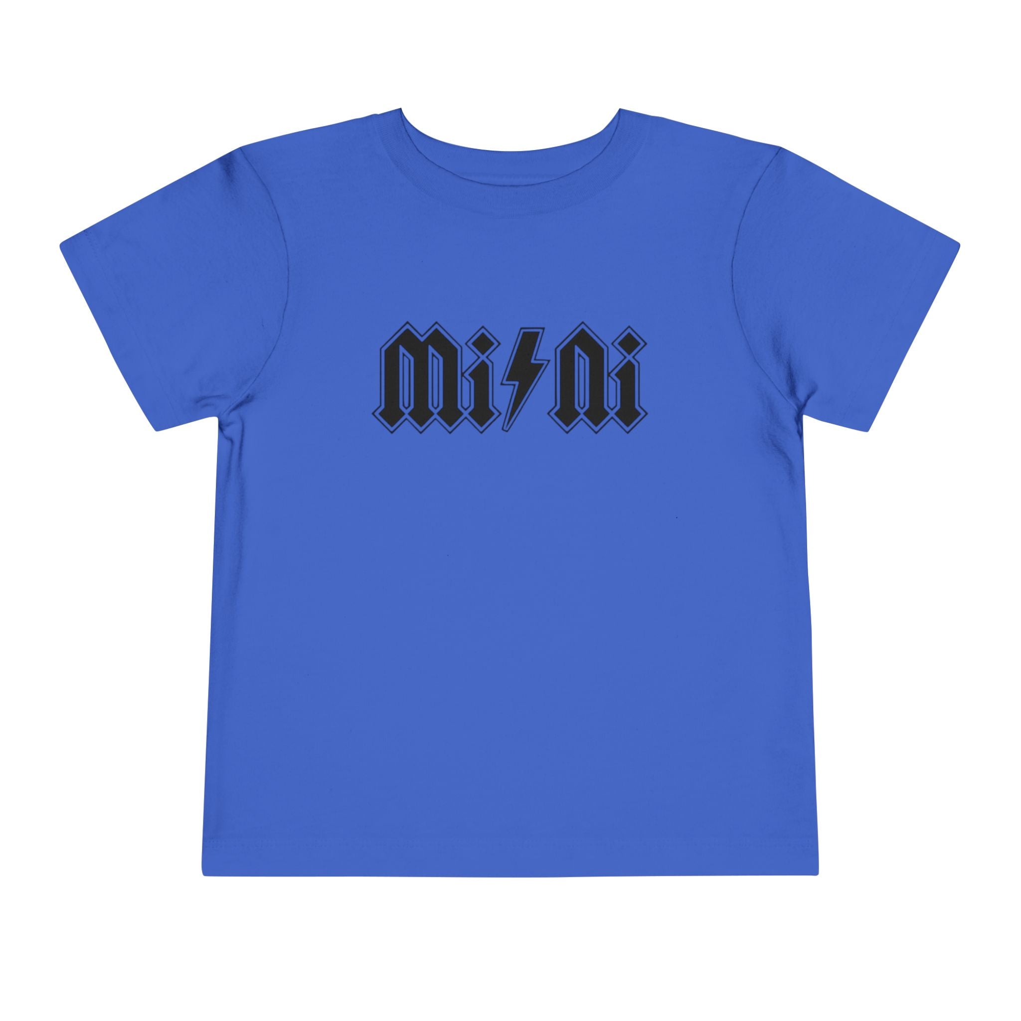 Mini Lightning Toddler Tee — Gothic Rock-Inspired 'Mini' Graphic Shirt
