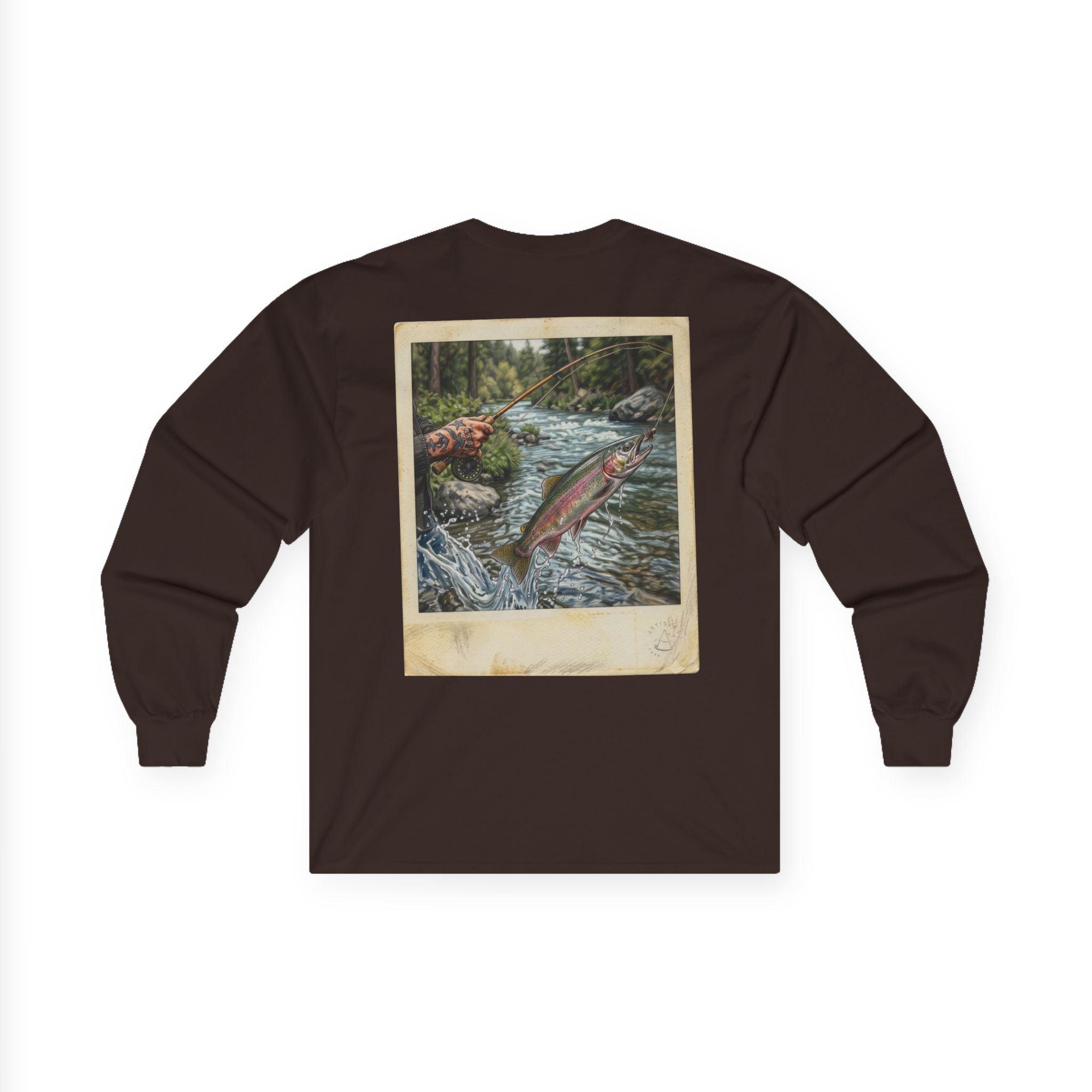 Fishing Polaroid Long Sleeve Tee
