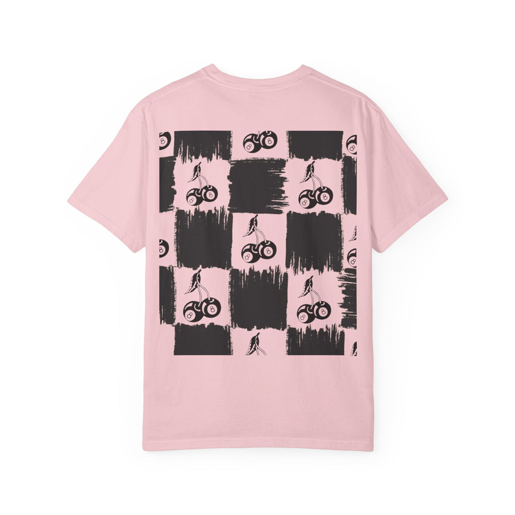 Cherry Checkerboard Graphic T-Shirt