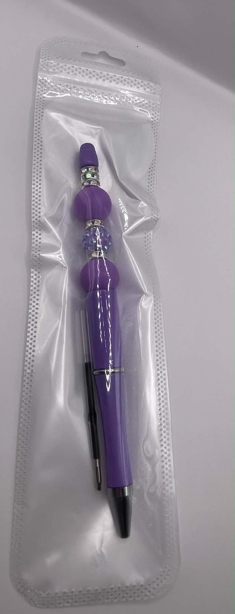 Purple Bead Pen