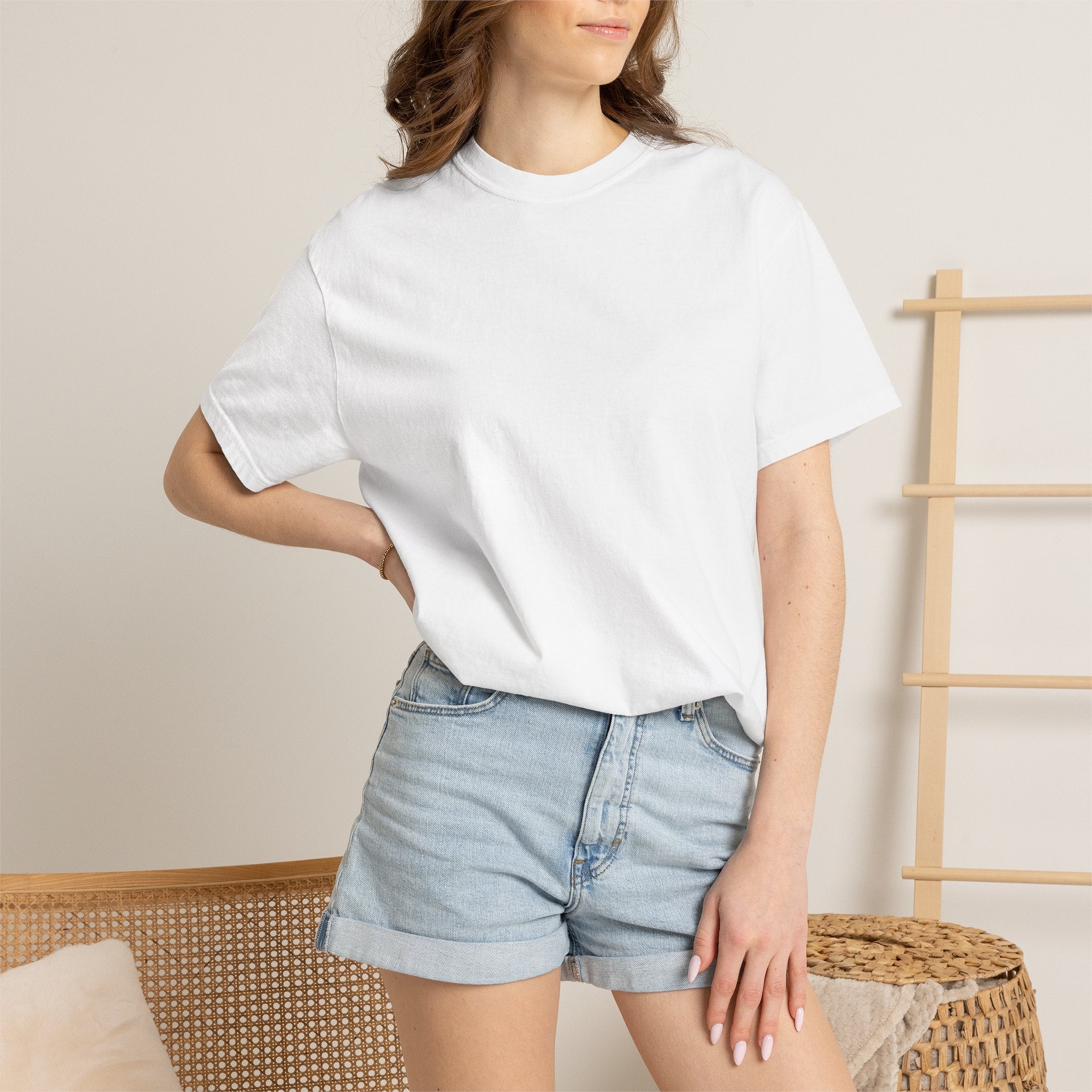 Cherub Trio Graphic T-Shirt — Vintage Angel Wings Design