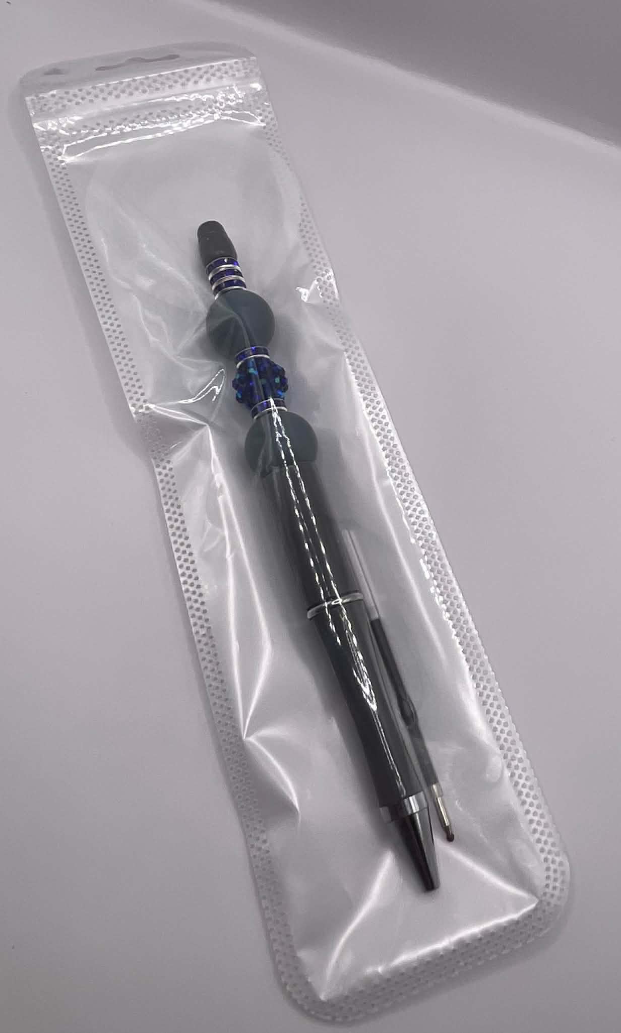 Grey Bead Pen