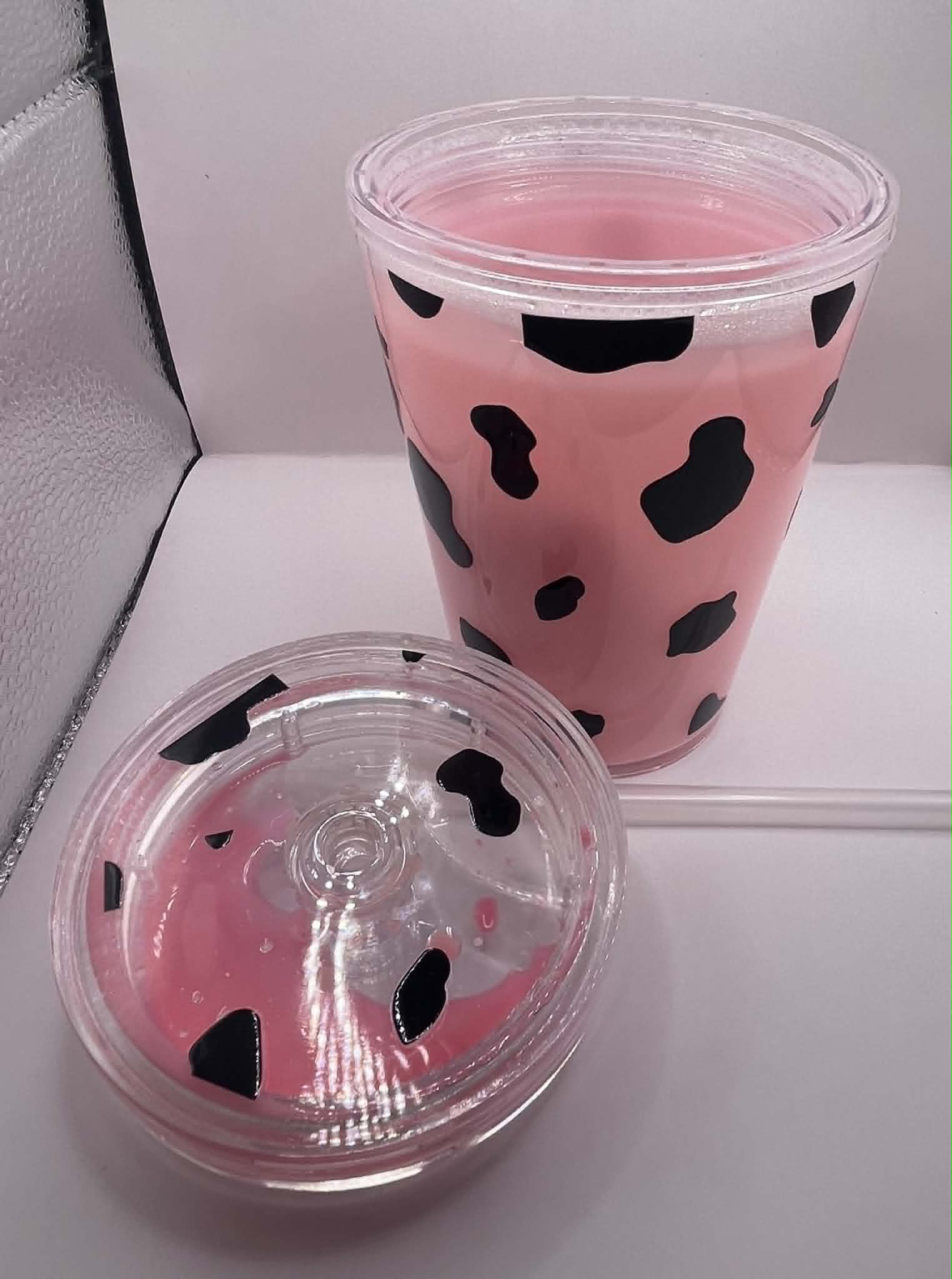 12 oz Strawberry Milk Cup