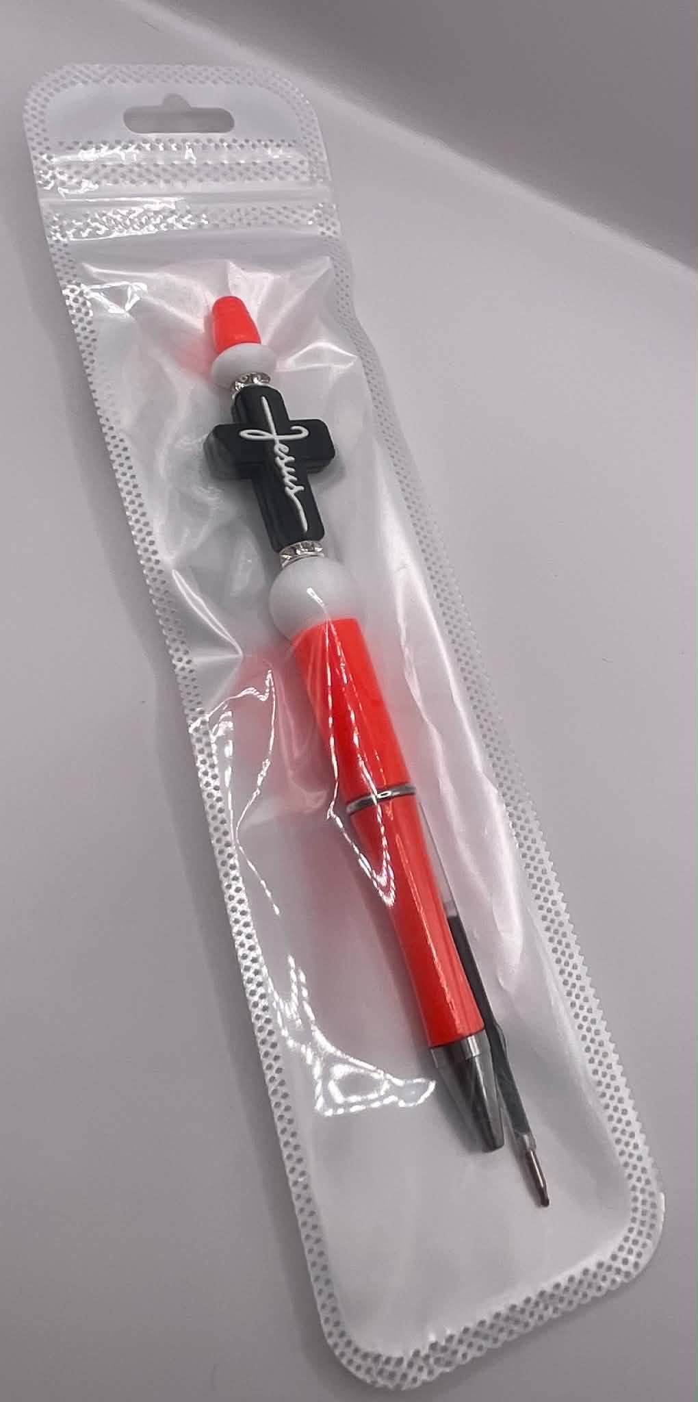 Jesus Cross Bead Pen
